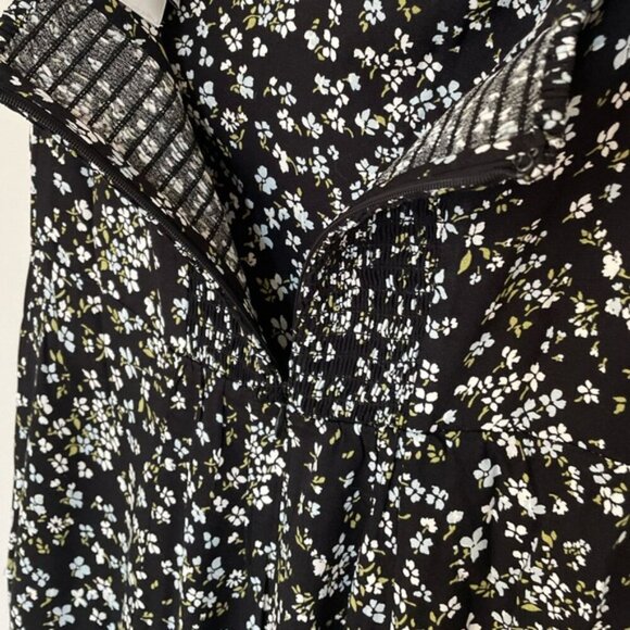 NEW Reformation Bryson Colette Floral Black Midi Dress | size 4 - Picture 10 of 14